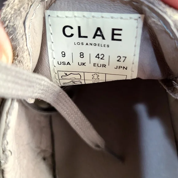 Clae Los Angeles Leather Bradley Sneaker NWT - Picture 4 of 4